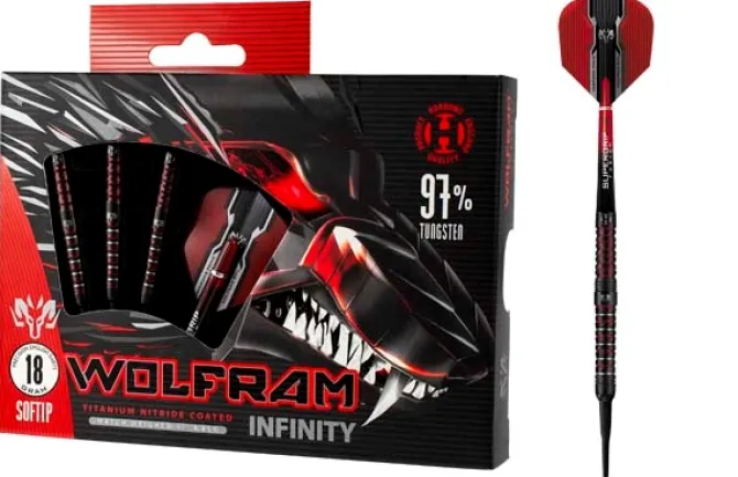 Wolfram Infinity 97% NT softip dartpil fra Harrows